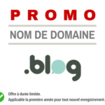 Promotion sur le nom de domaine .BLOG